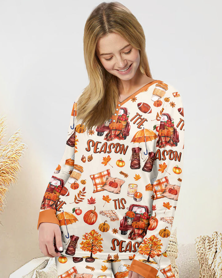 Fall Tis the Season Bamboo Women Pajama Set