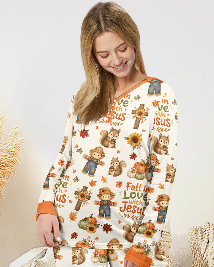 Fall For Jesus Bamboo Women Pajama Set