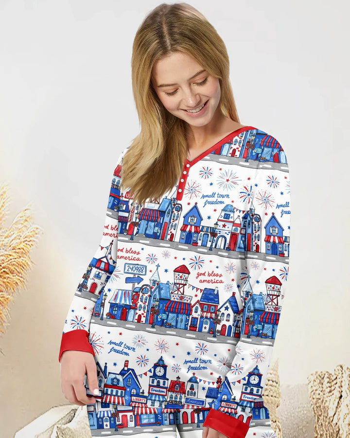 Vorlage Bambus Damen Pyjama Set