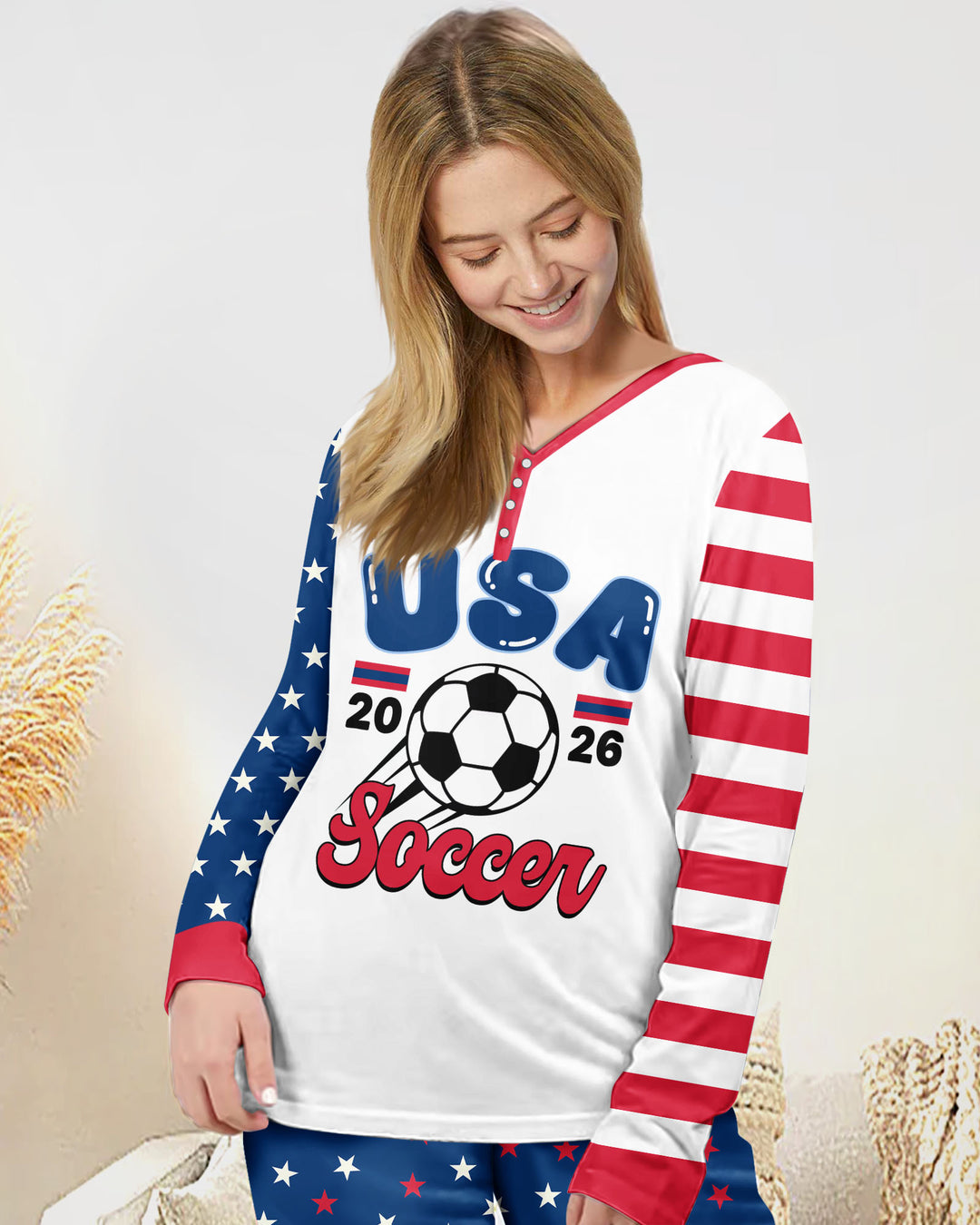 Vorlage Bambus Damen Pyjama Set