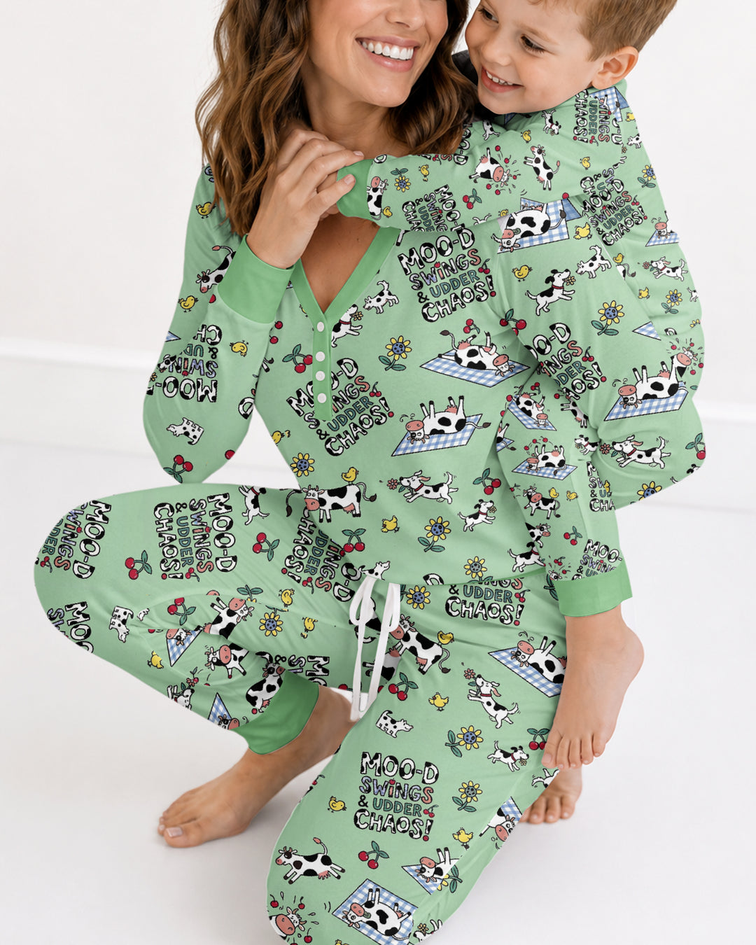 The Udderly Secret Journal Bamboo Women Pajama Set