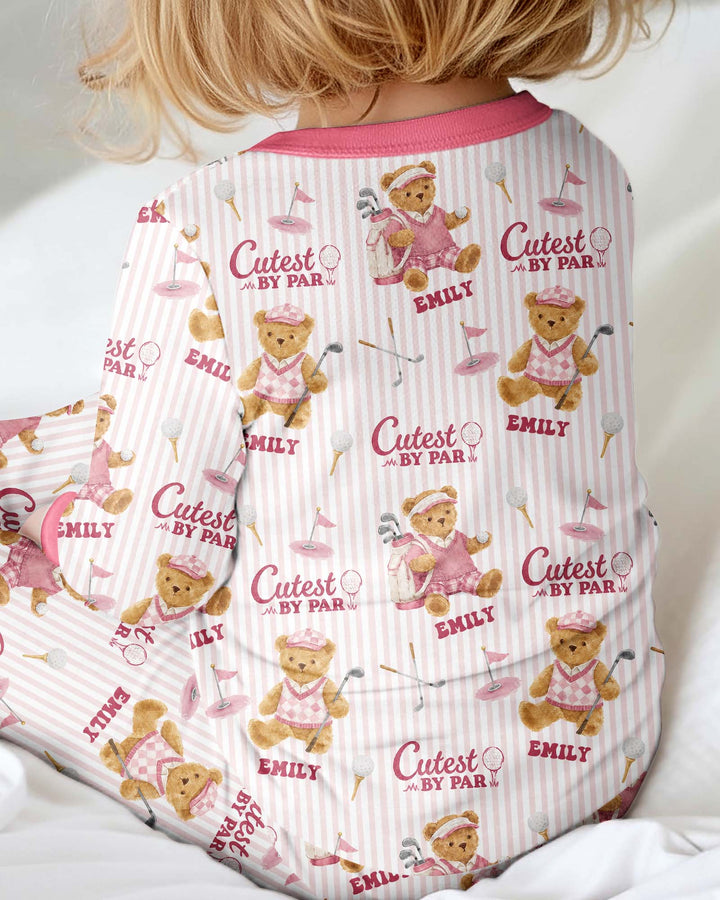 Cutest By Par Custom Name Bamboo Convertible Zippy