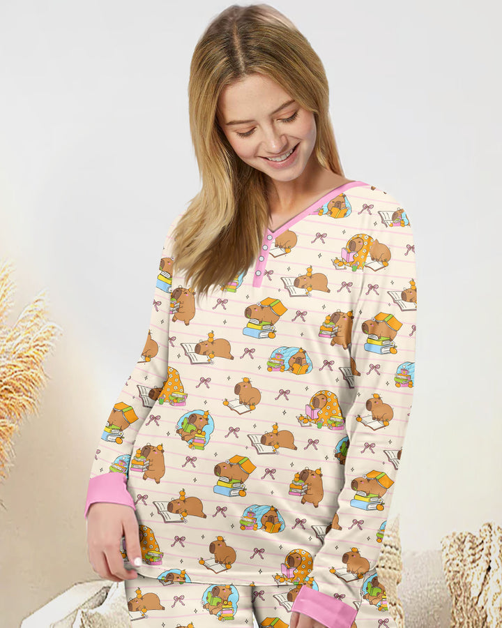 Vorlage Bambus Damen Pyjama Set