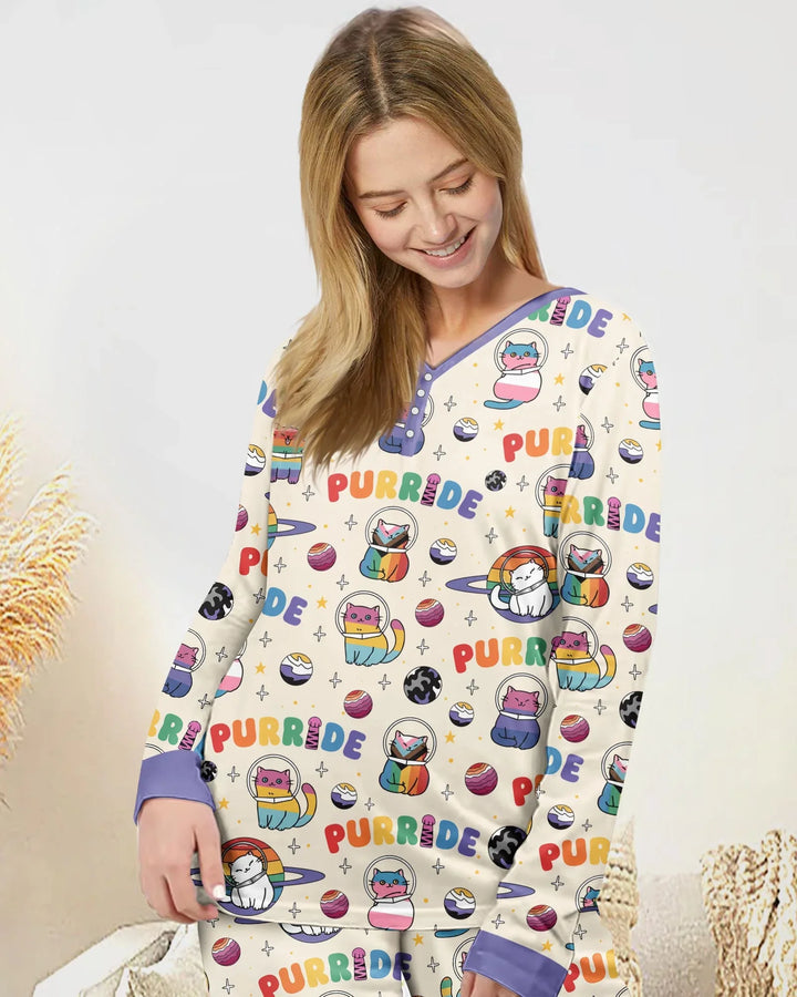 Vorlage Bambus Damen Pyjama Set