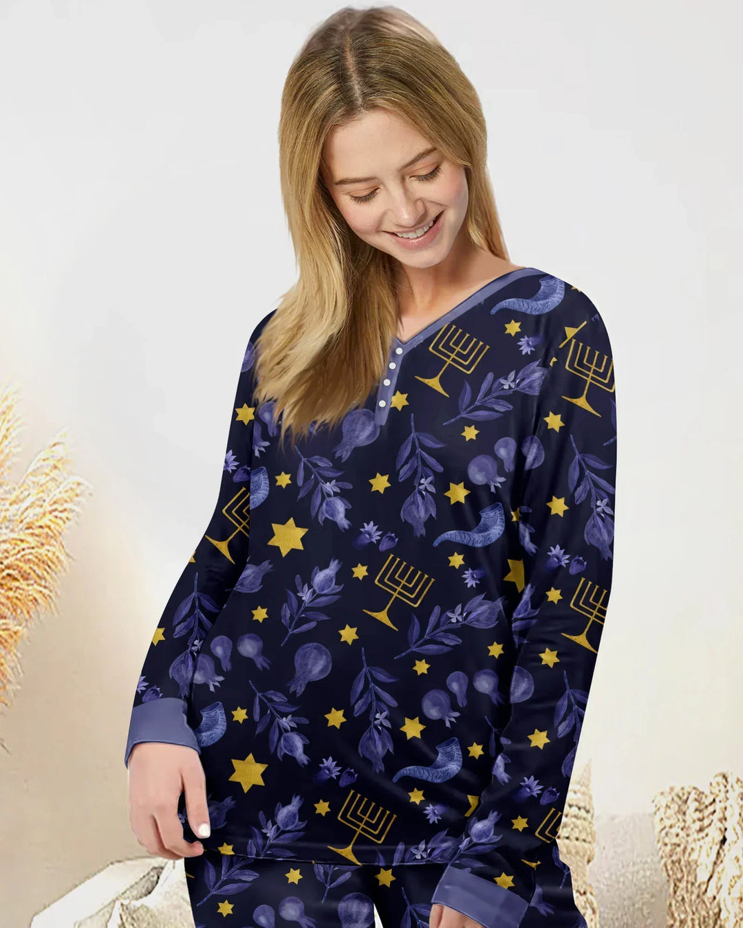 Vorlage Bambus Damen Pyjama Set