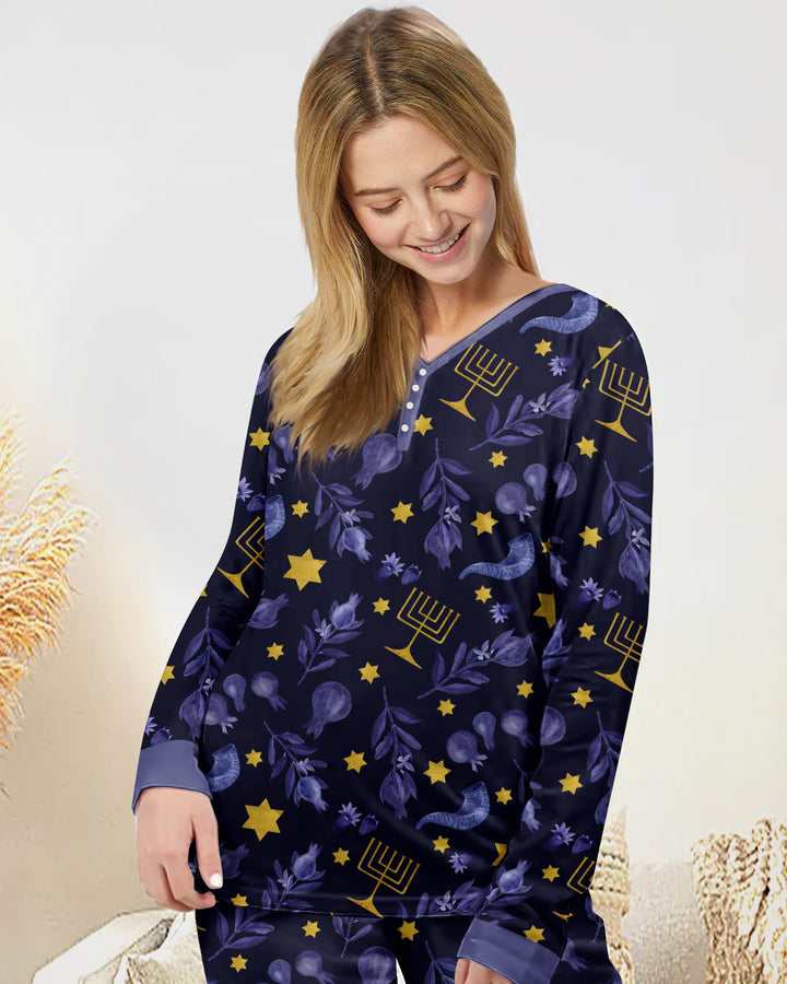 Vorlage Bambus Damen Pyjama Set