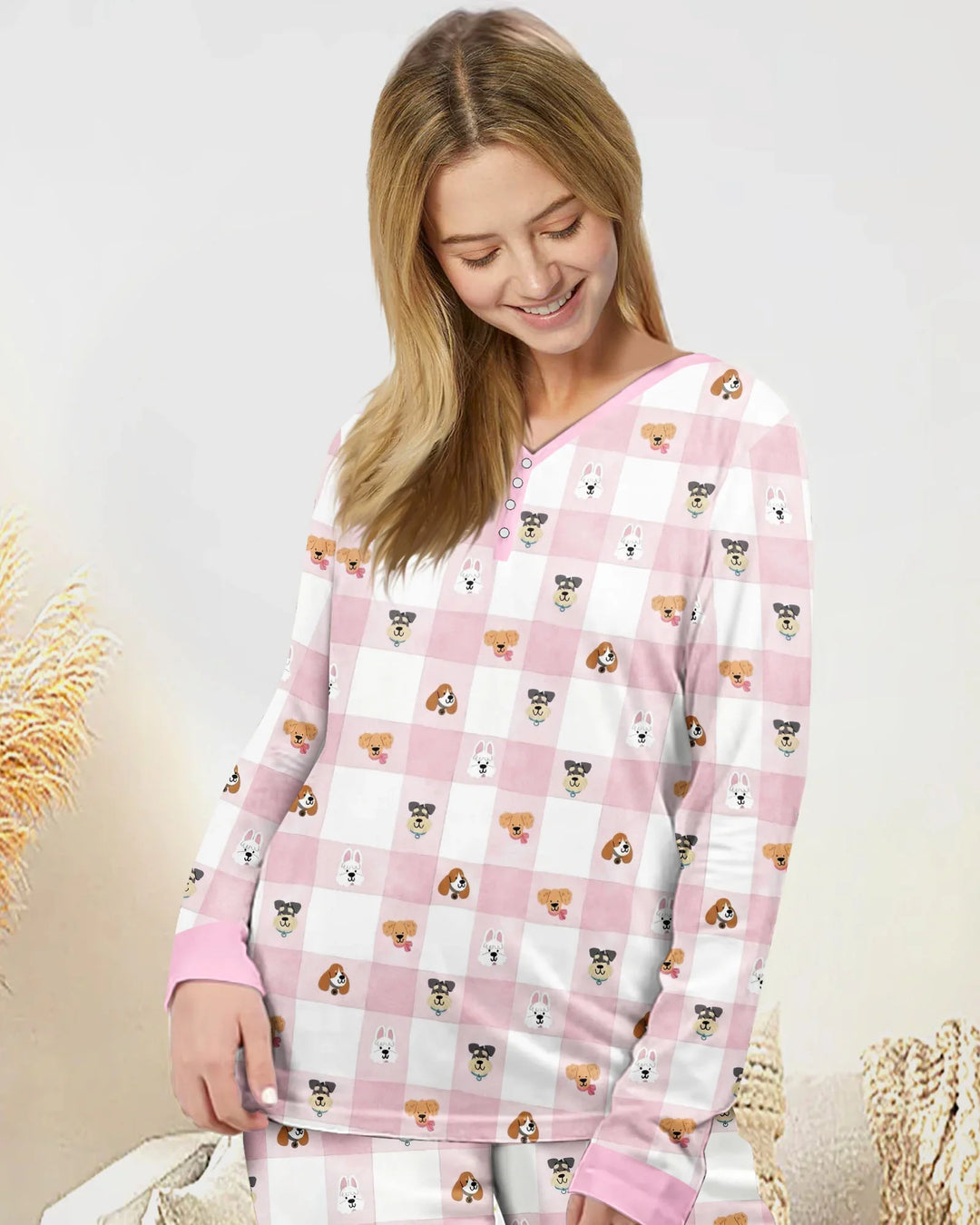 Vorlage Bambus Damen Pyjama Set