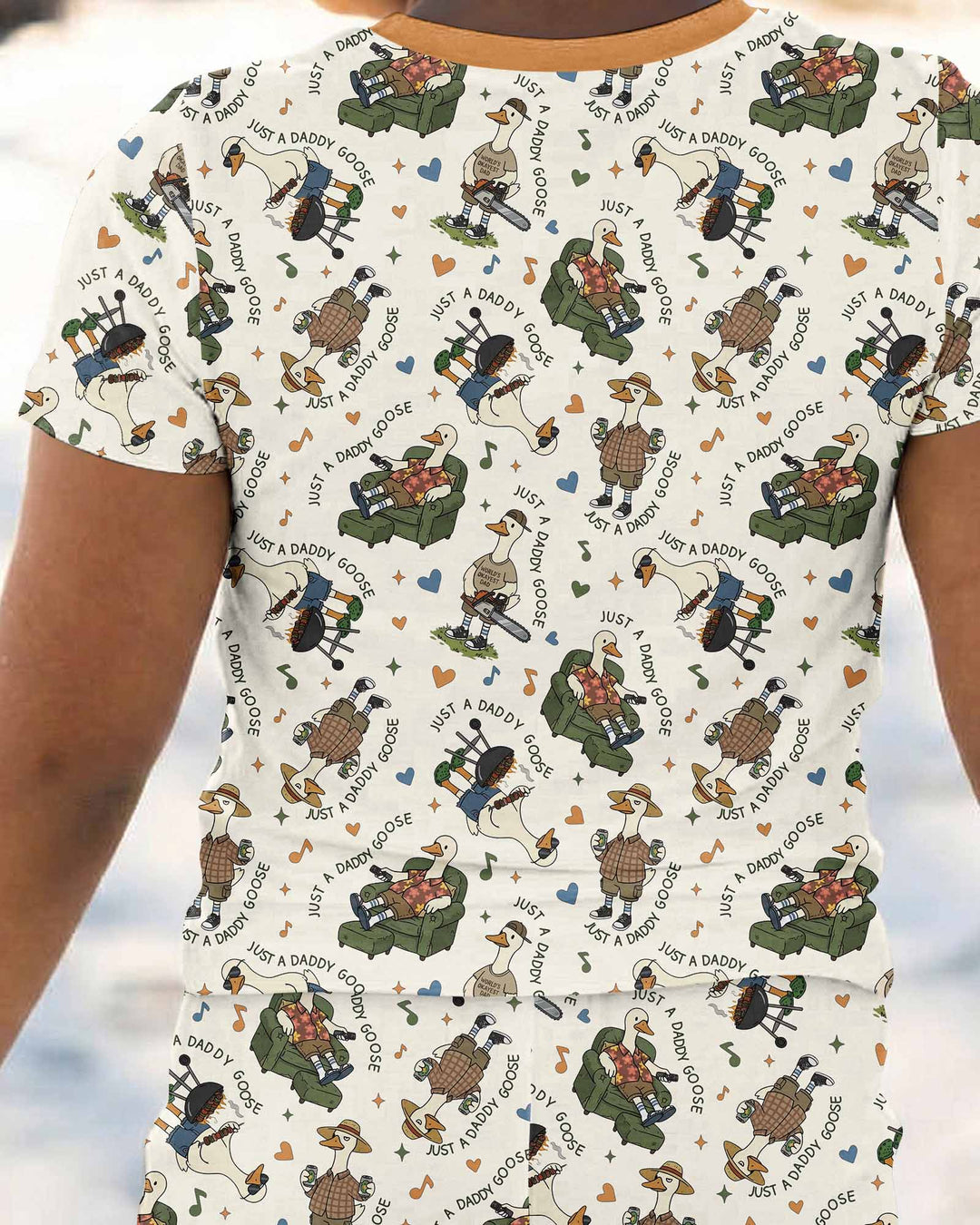 Zweiteiliges, kurzärmliges Pyjama-Set mit Marienkäfern