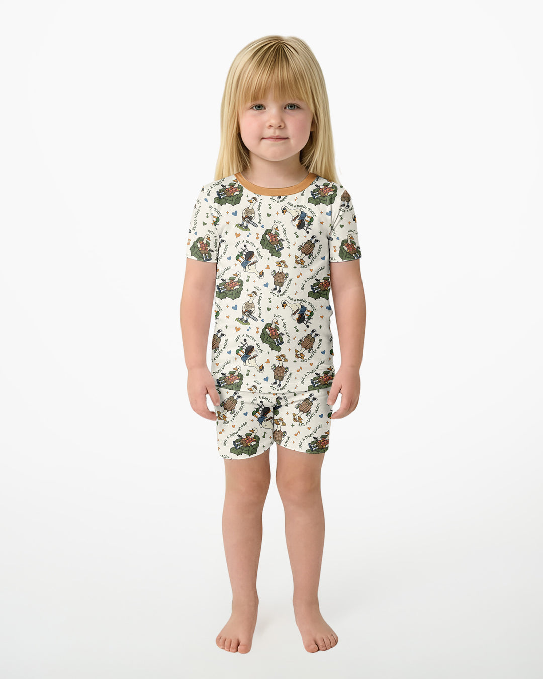 Schlafanzug-Set zweiteilig, kurze Ärmel, kurze Hose, Bambus