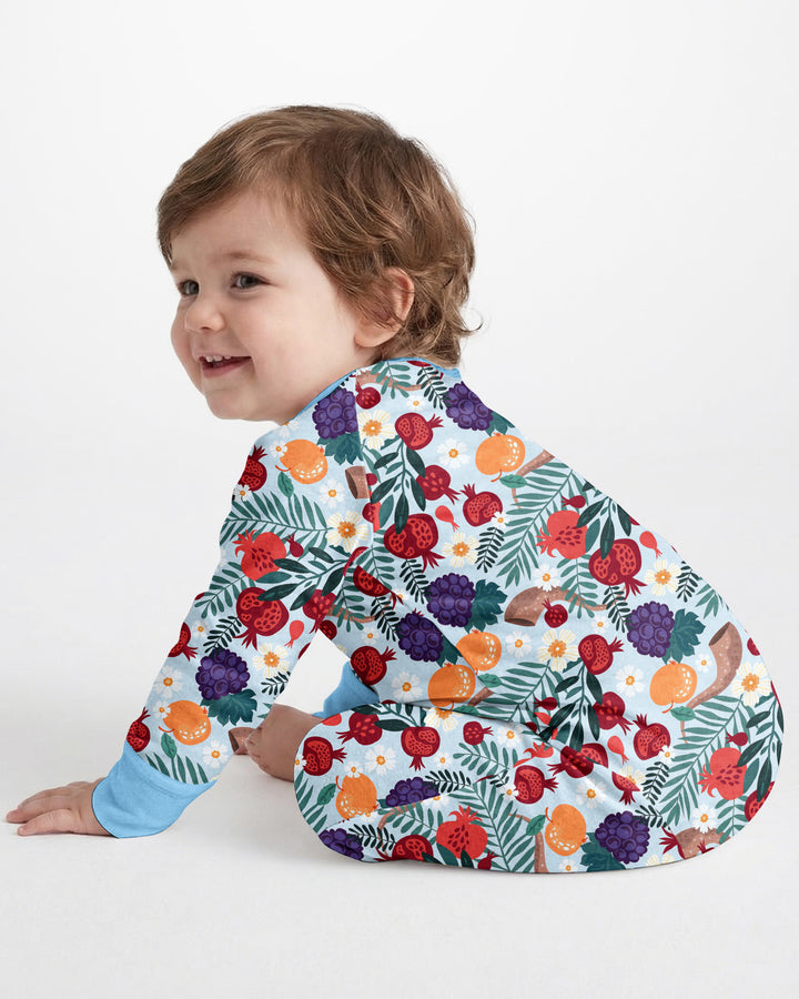 Pomegranate Blessings Night Family Matching Bamboo Convertible Zippy