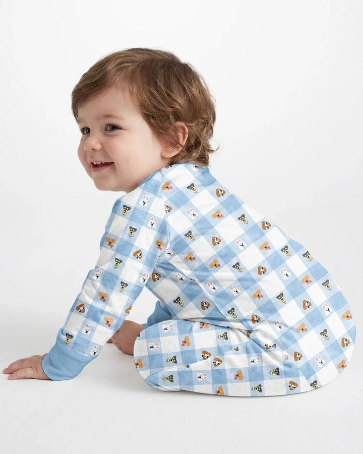 Gerippte Babykleidung mit individuellem Foto - Weich &amp; Skizzenhaft