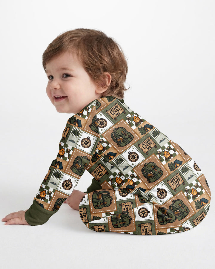 Gerippte Babykleidung mit individuellem Foto - Weich &amp; Skizzenhaft
