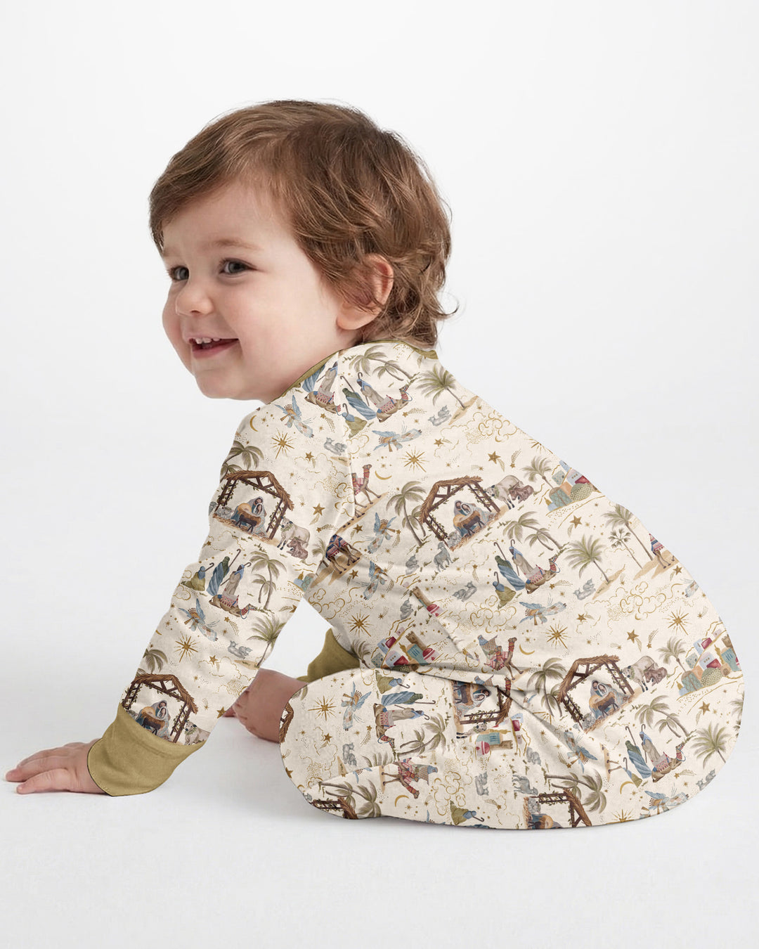 Silent Night Nativity Bamboo Convertible Zippy