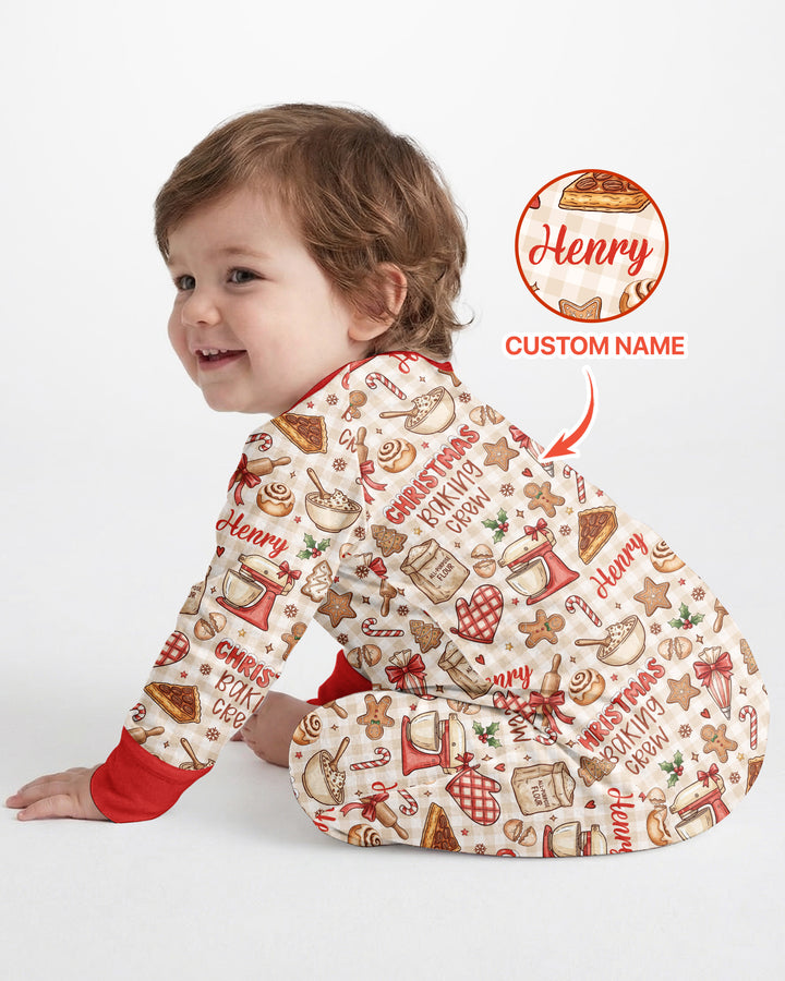 Christmas Baking Crew Bamboo Convertible Zippy