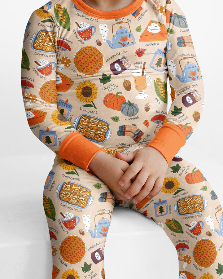 Cozy Season Mommy & Me Matching Bamboo Two Piece Long Sleeve Pajama Set