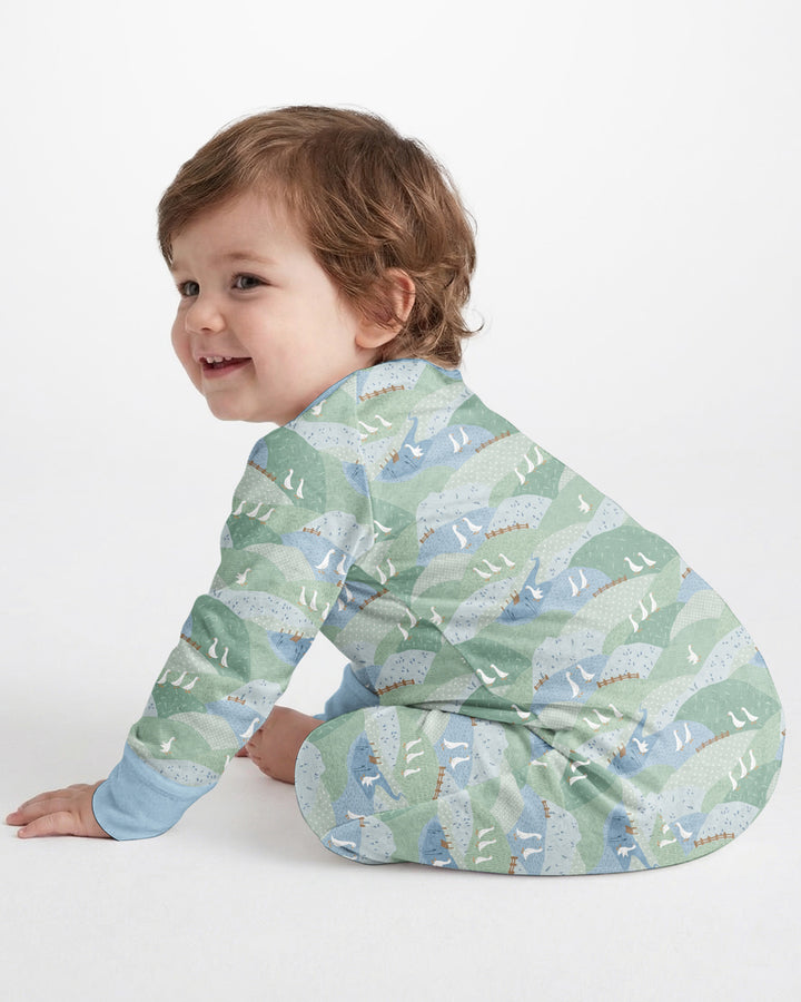 Wandering Geese Family Matching Bamboo Convertible Zippy