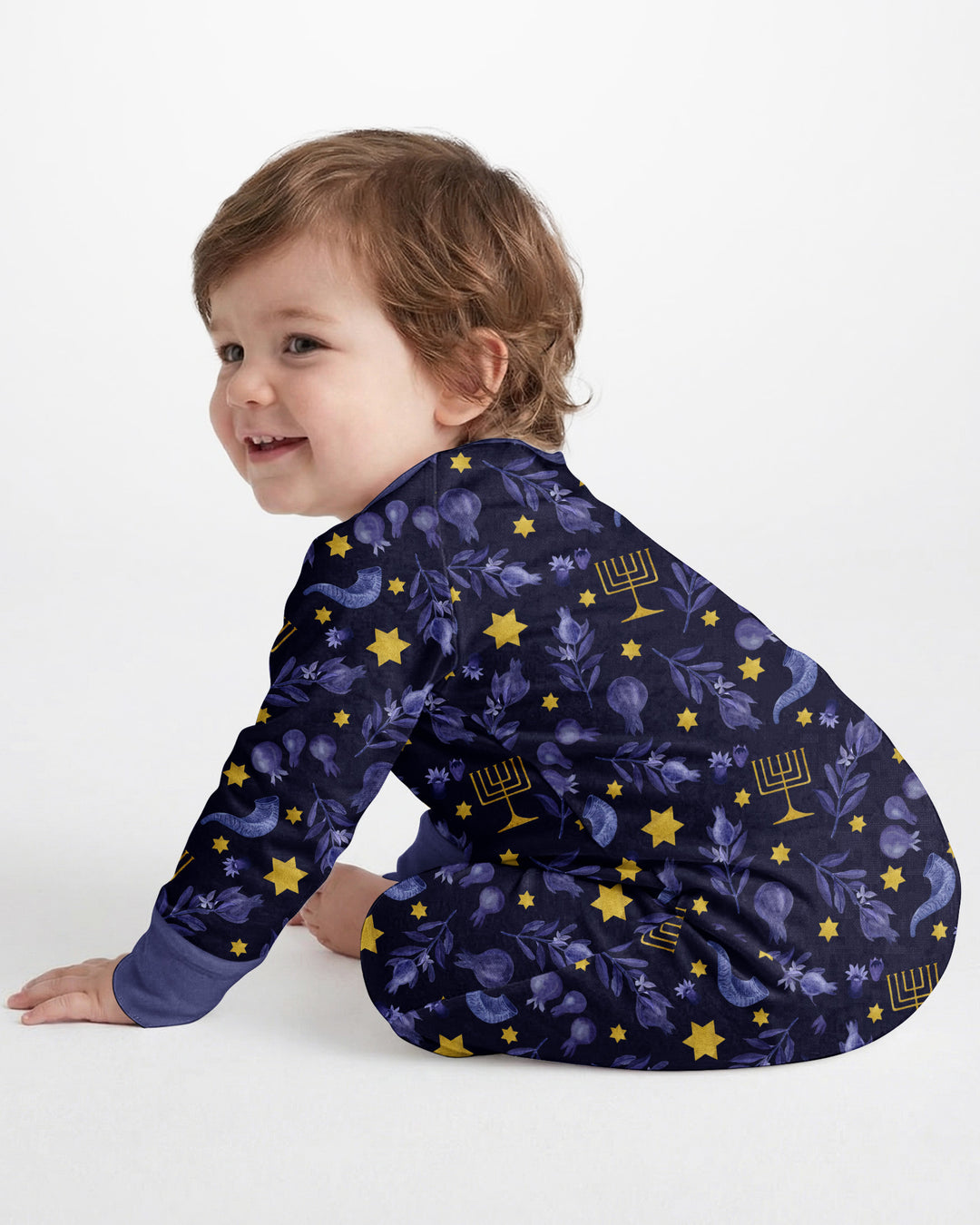 Gerippte Babykleidung mit individuellem Foto - Weich &amp; Skizzenhaft