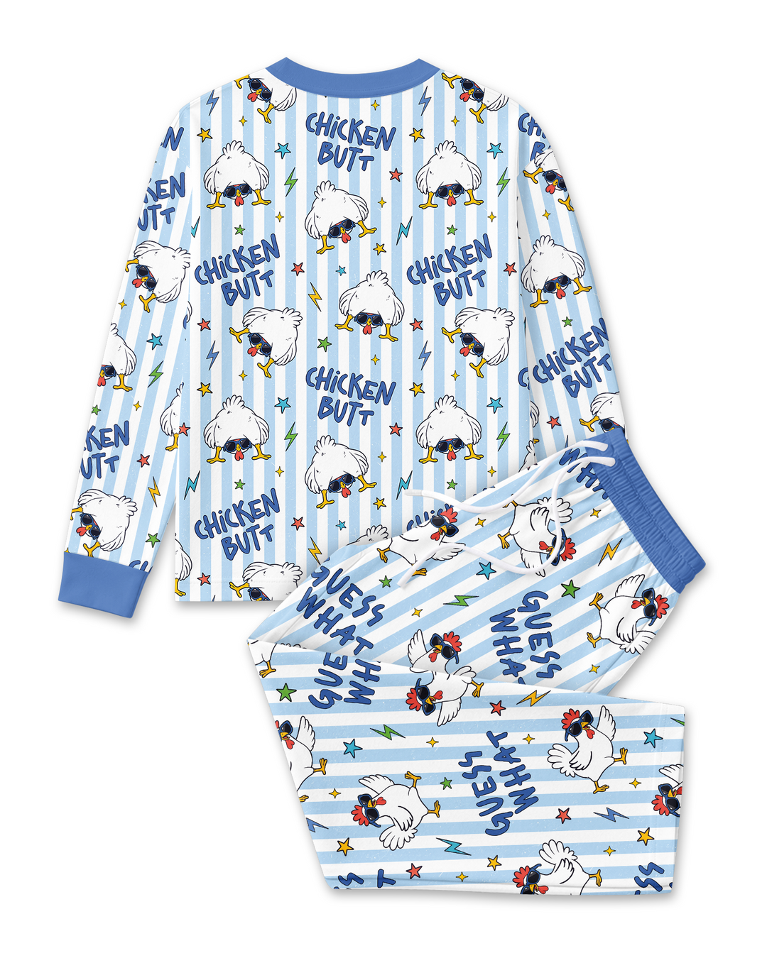 Guess What? Chicken Butt! Bamboo Men's Pajama Set