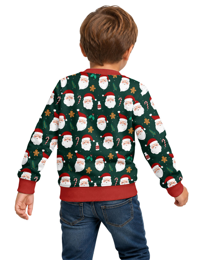 Christmas Sweet Santa Bamboo Crewneck Sweatshirt