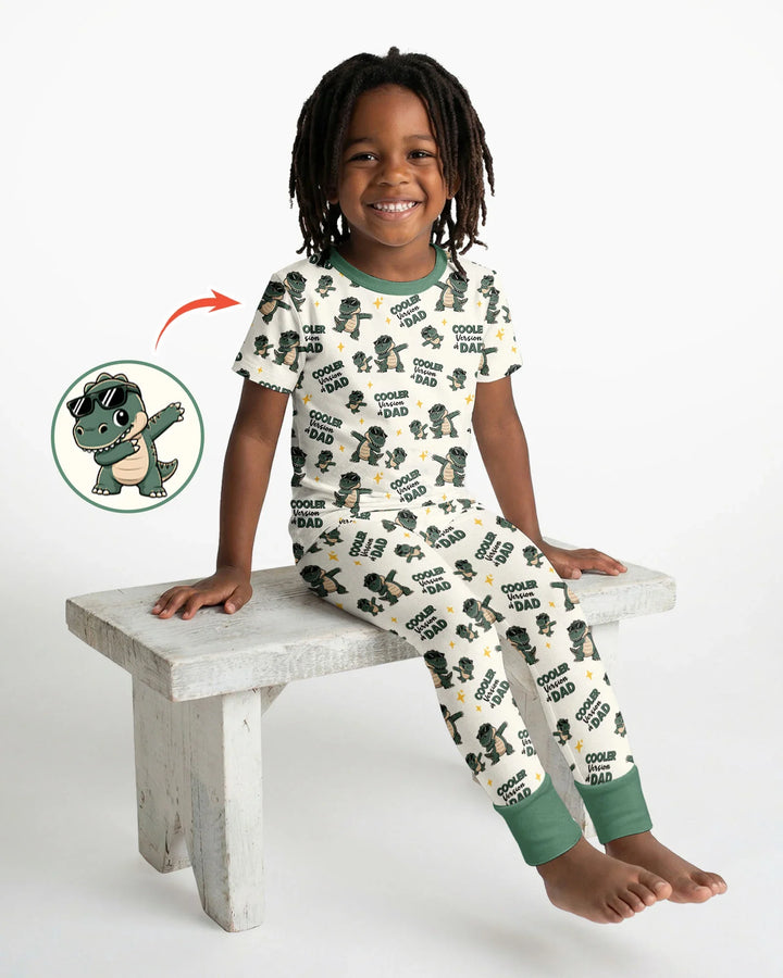 Zweiteiliges, kurzärmliges Pyjama-Set mit Marienkäfern