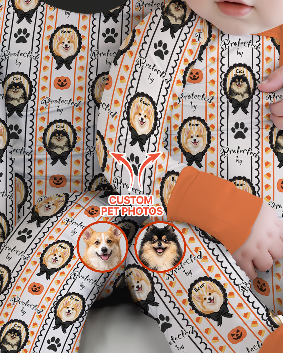 Gerippte Babykleidung mit individuellem Foto - Weich &amp; Skizzenhaft