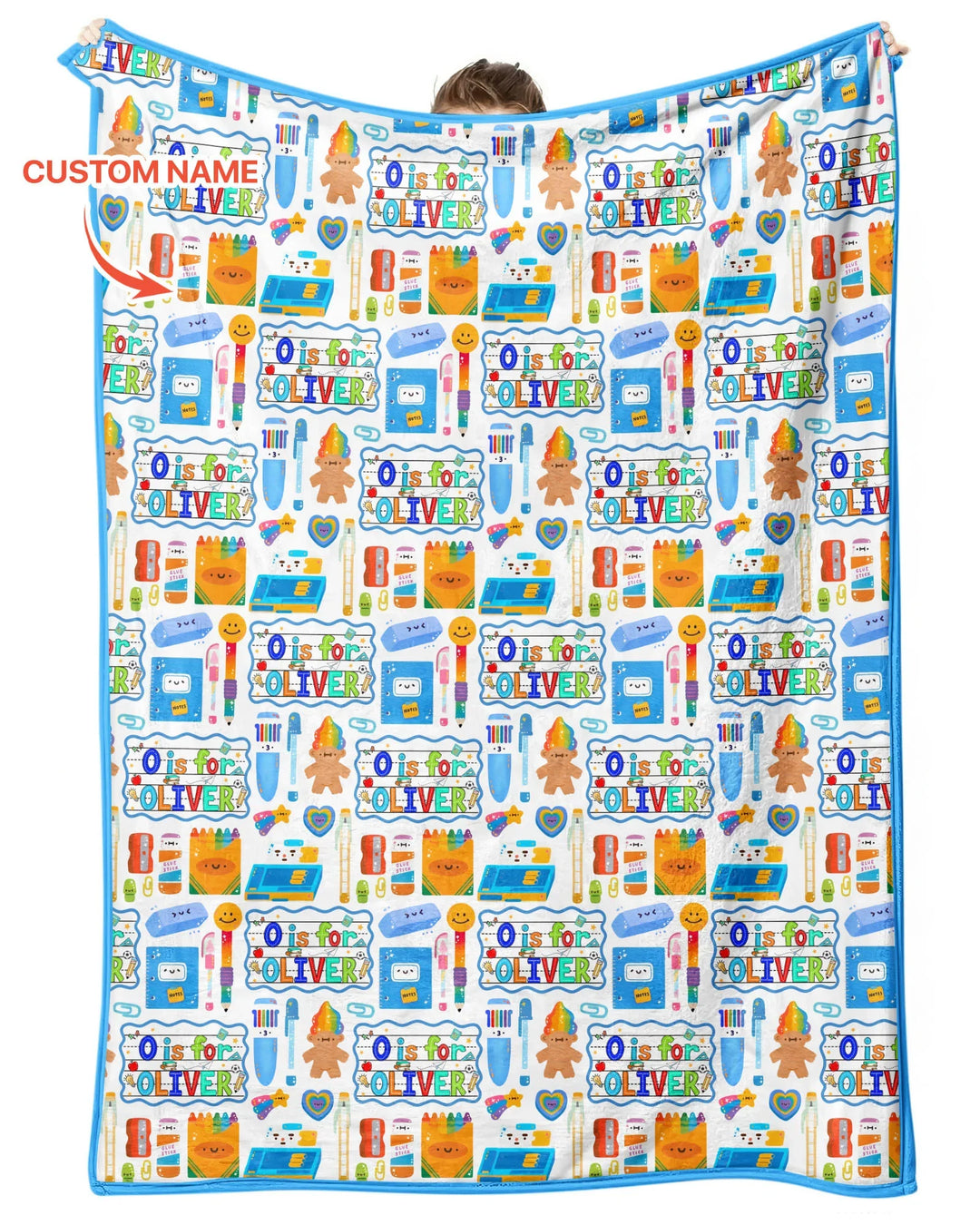 Custom Name Classroom Cuties Bamboo Blanket