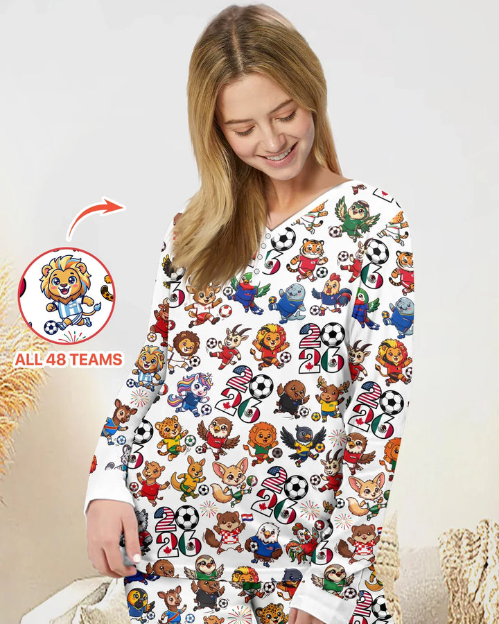 Vorlage Bambus Damen Pyjama Set