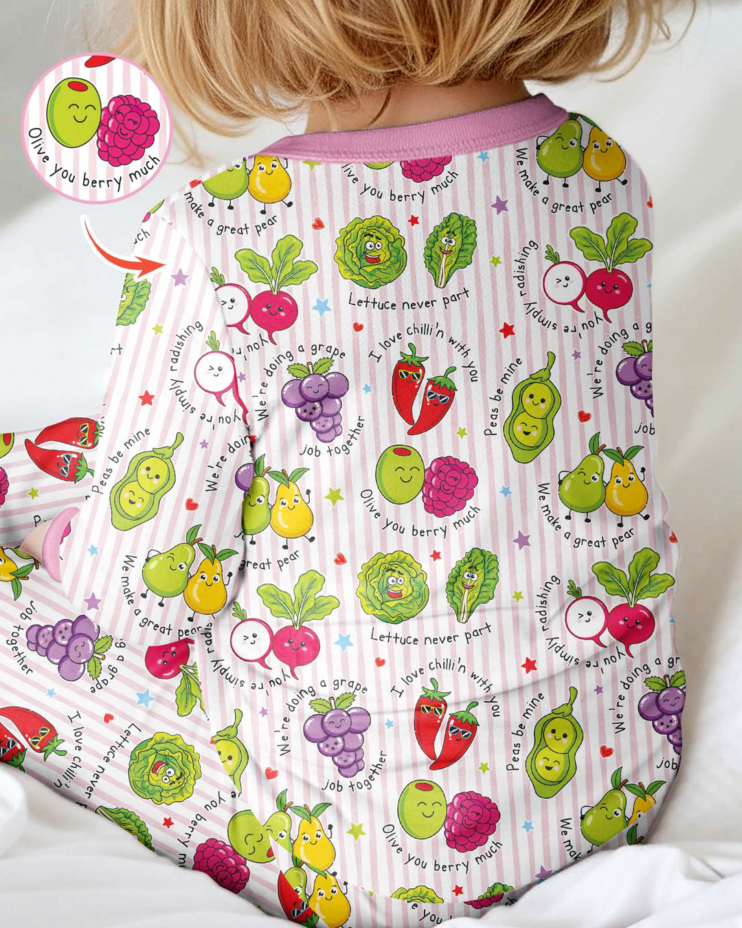 Fruits And Vegetables Love Puns Bamboo Convertible Zippy