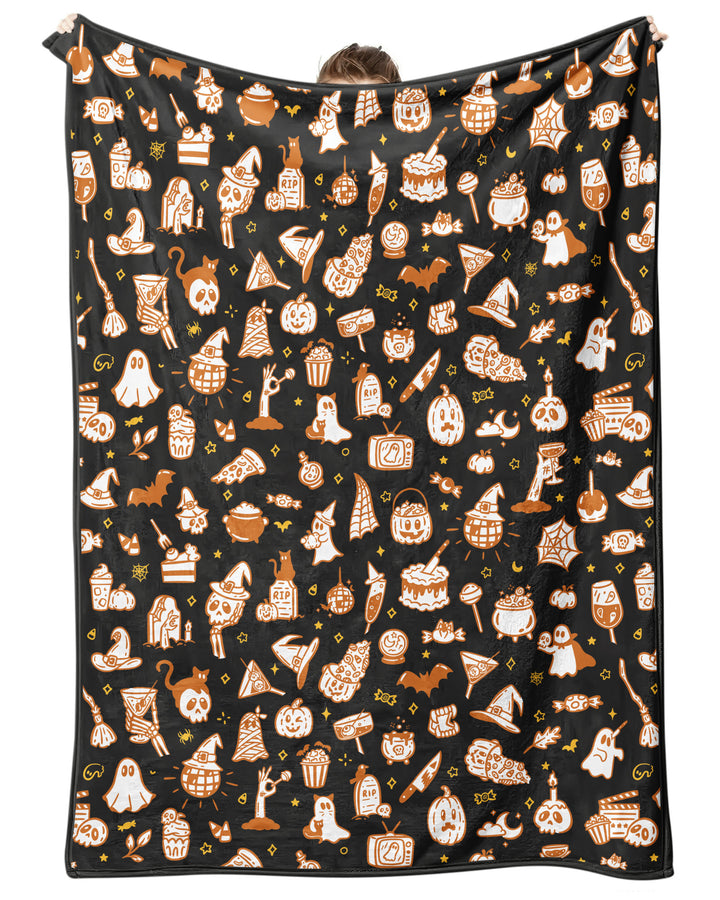 Spooky Season Bamboo Blanket