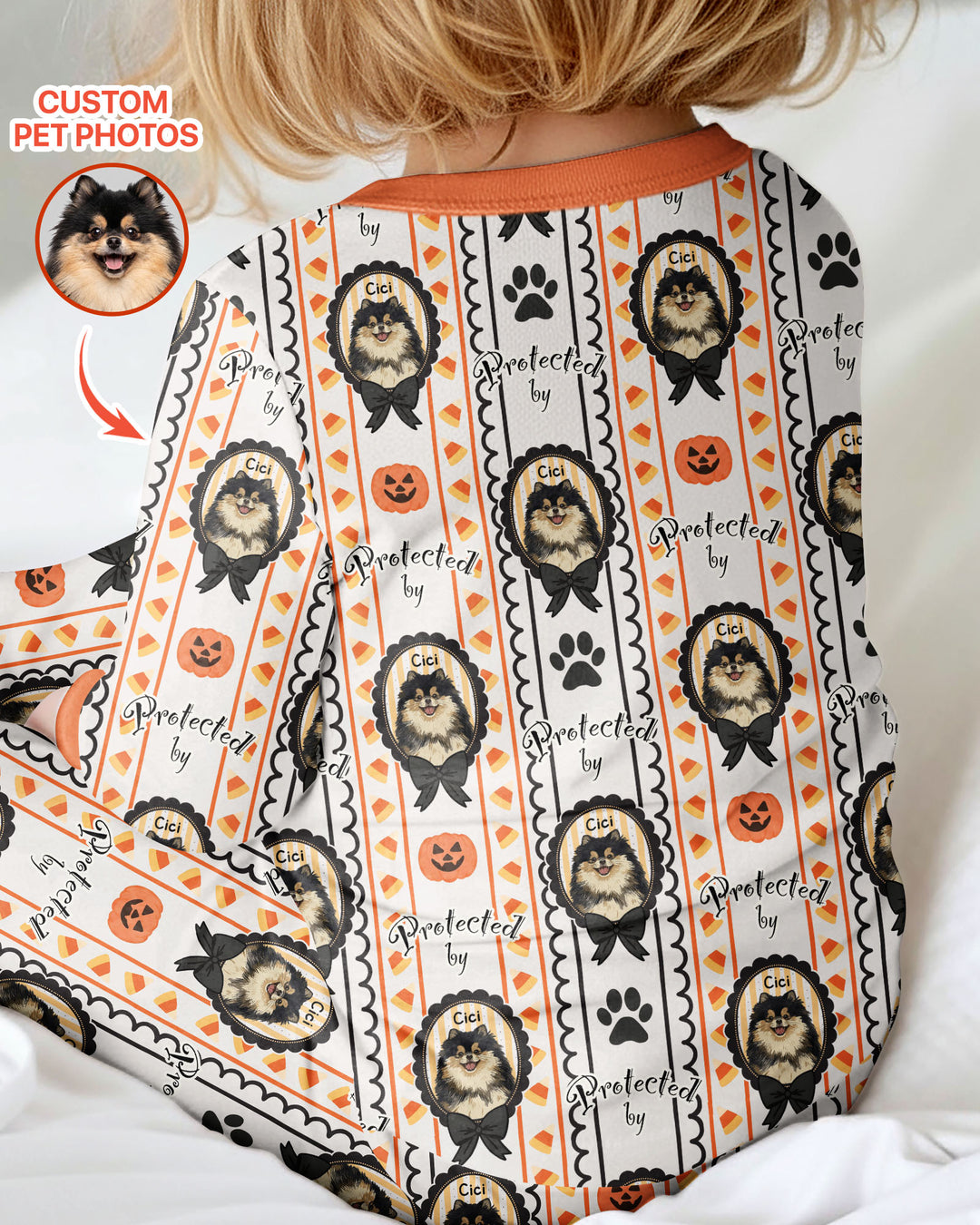 Gerippte Babykleidung mit individuellem Foto - Weich &amp; Skizzenhaft
