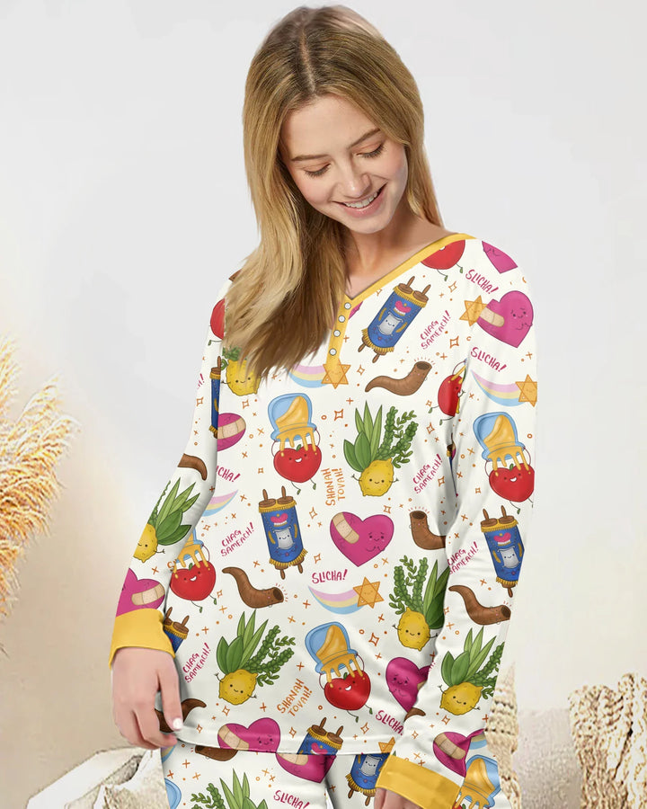 Vorlage Bambus Damen Pyjama Set