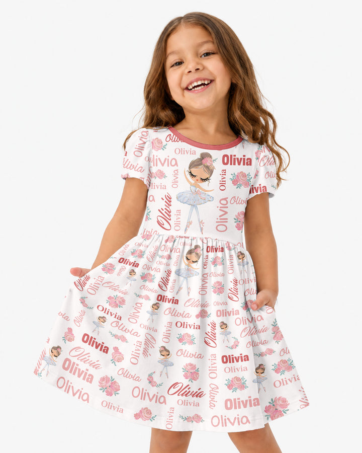 Cute Avatar Bamboo Twirl Dress