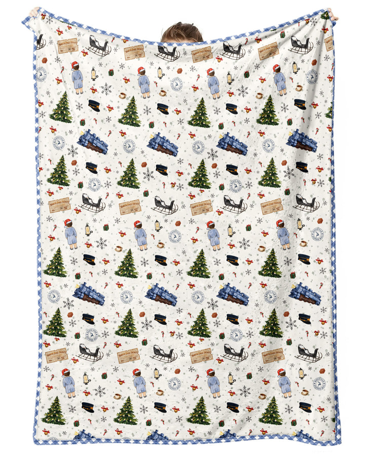 North Pole Adventure Bamboo Blanket