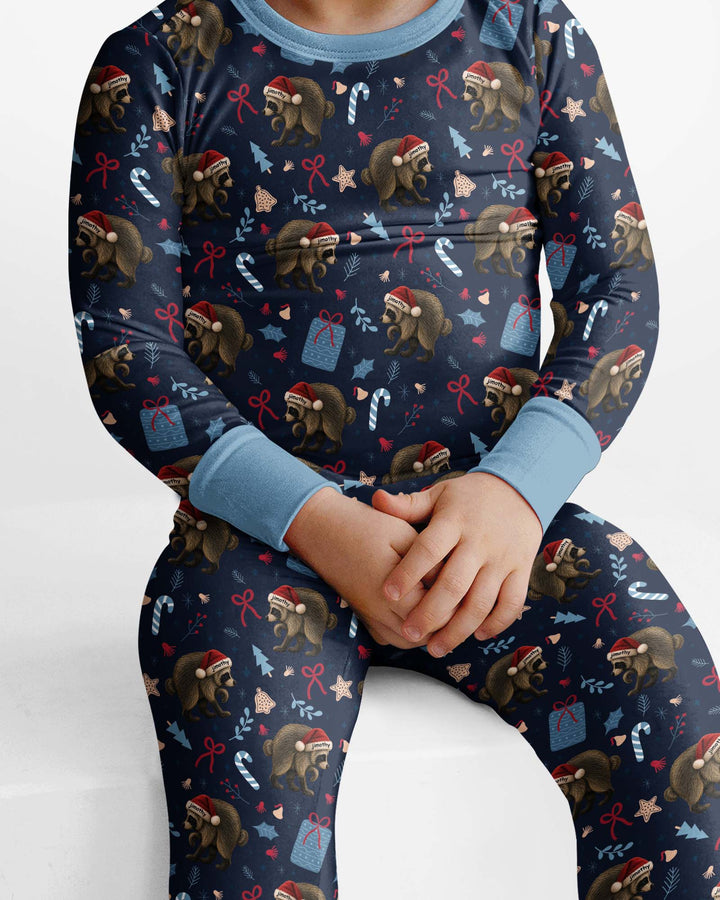 Be A Merry Jimothy Bamboo Two Piece Long Sleeve Pajama Set