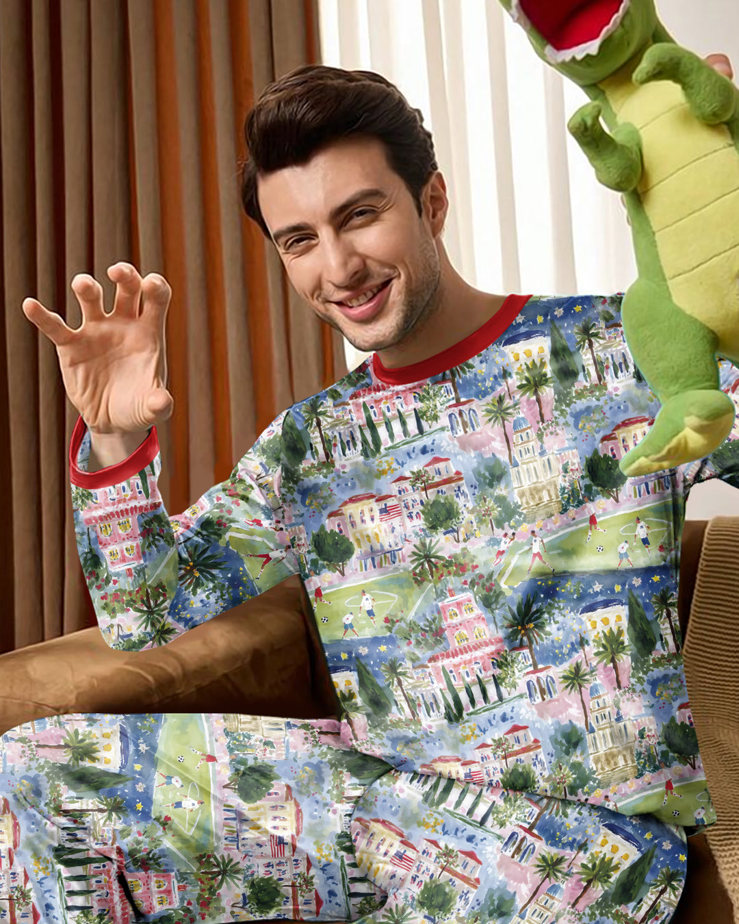Soccer Tour 2026 Bamboo Men's Pajama Set