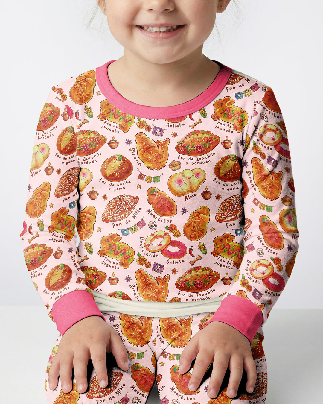 Pan Dulce Dreams Bamboo Two Piece Long Sleeve Pajama Set