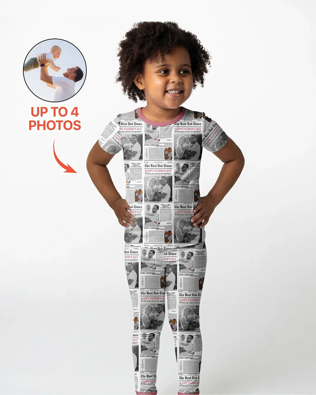Zweiteiliges, kurzärmliges Pyjama-Set mit Marienkäfern