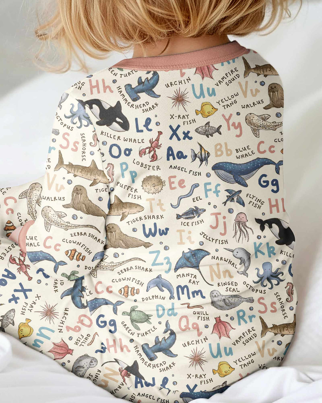 Ocean Animal Alphabet Bamboo Convertible Zippy