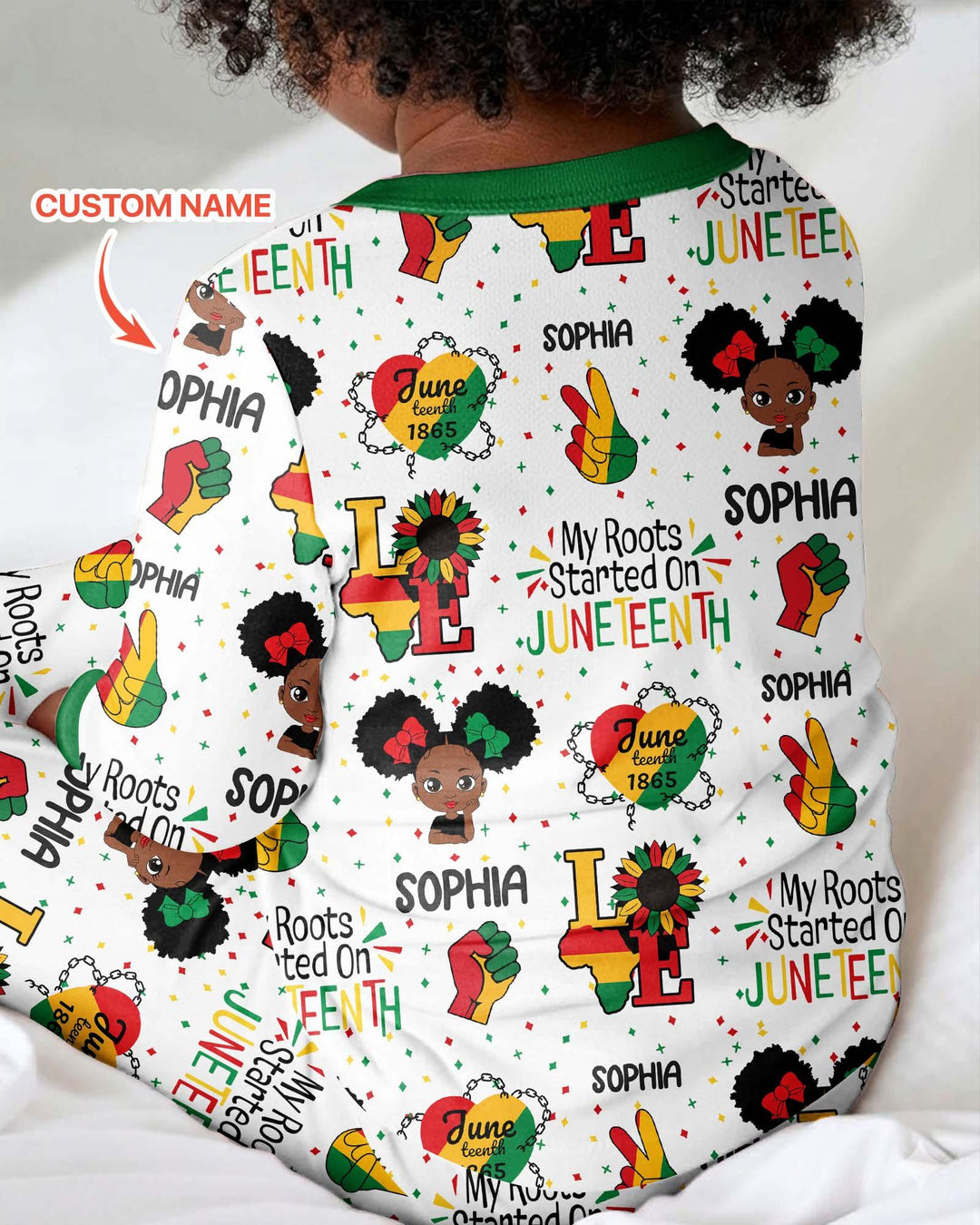 Custom Name My Roots Started On Juneteenth Bamboo Convertible Zippy