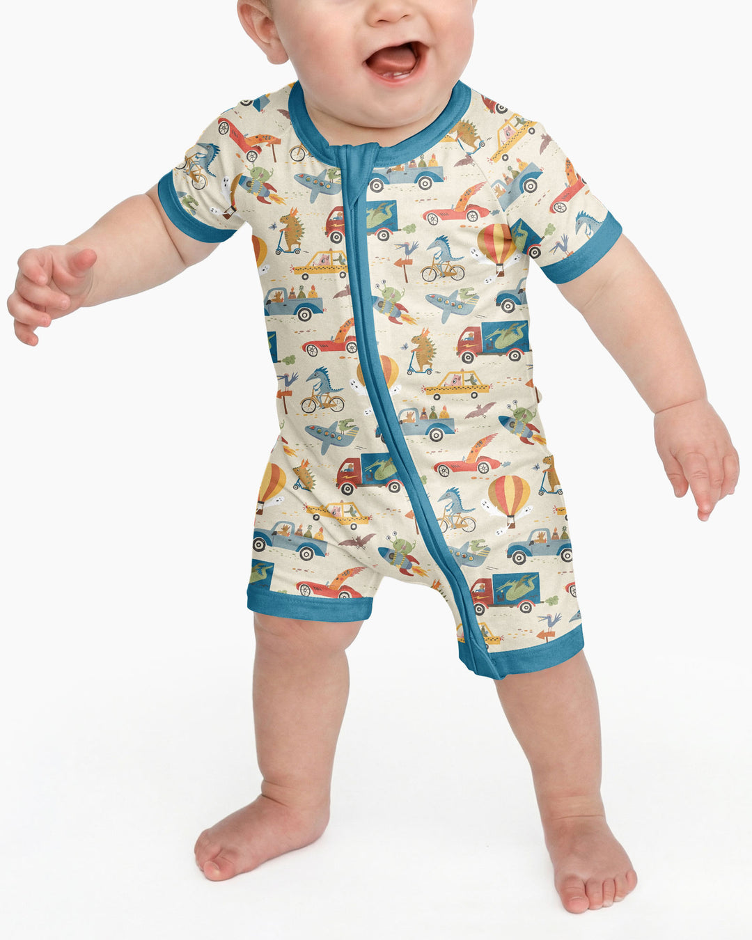 Monsters on the Move Bamboo Shorty Zippy