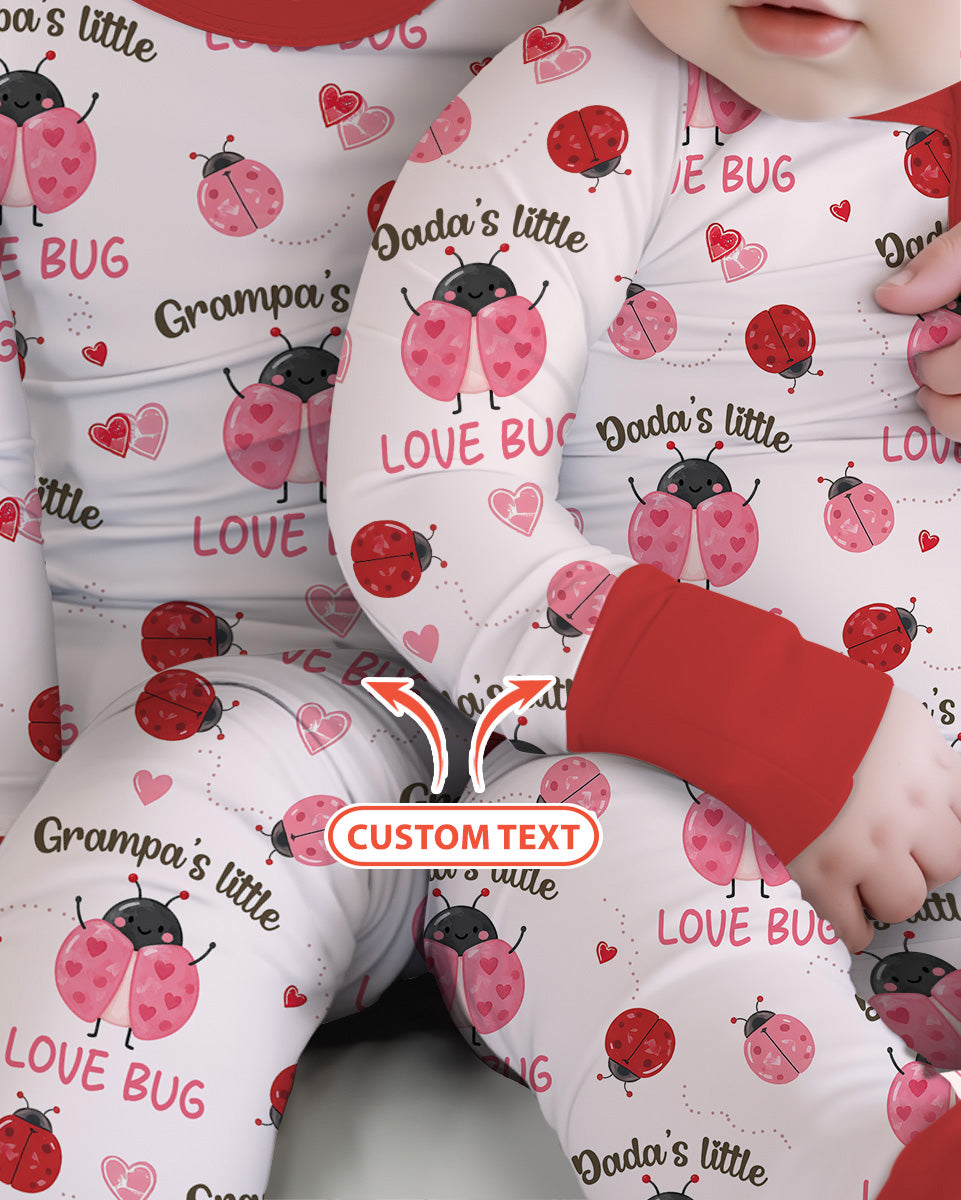 Personalized Grandma's Little Love Bug Bamboo Convertible Zippy