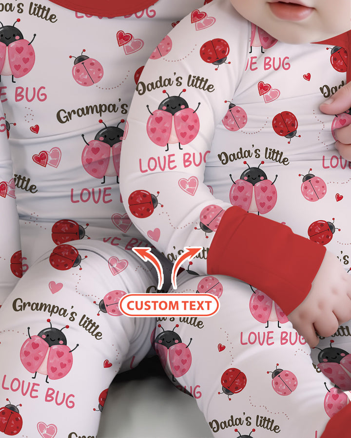 Personalized Grandma's Little Love Bug Bamboo Convertible Zippy