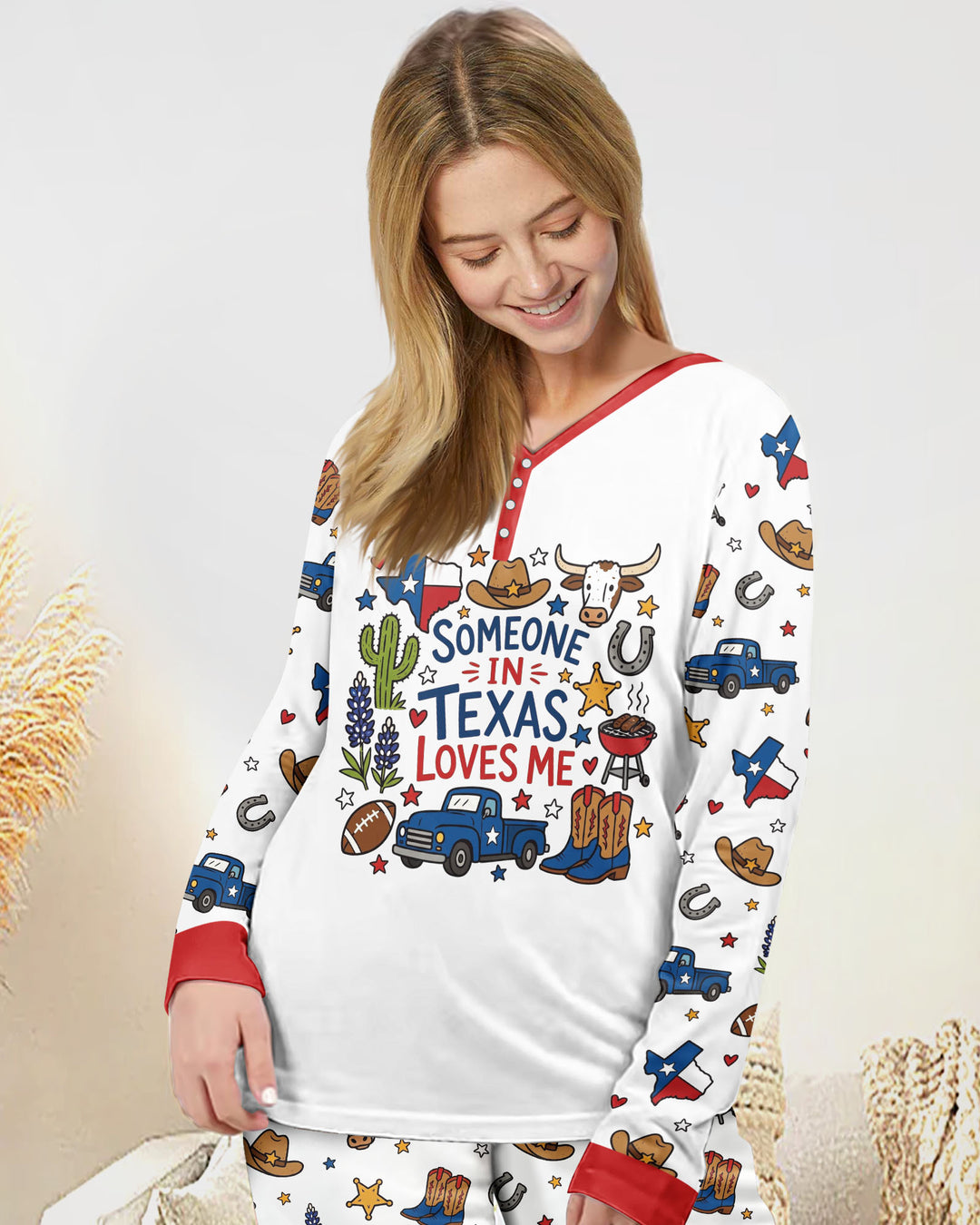 Vorlage Bambus Damen Pyjama Set