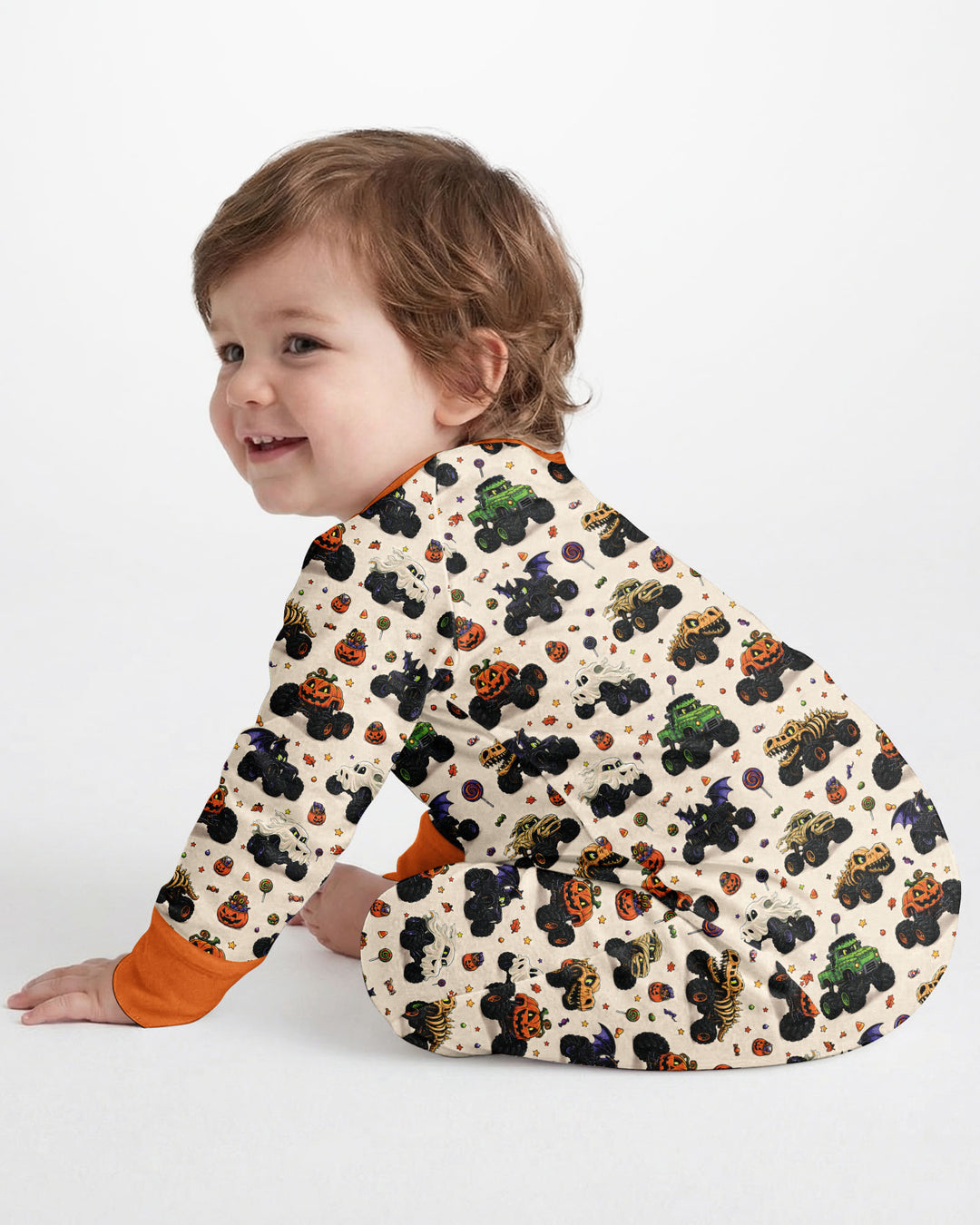 Spooky Monster Truck Bamboo Convertible Zippy