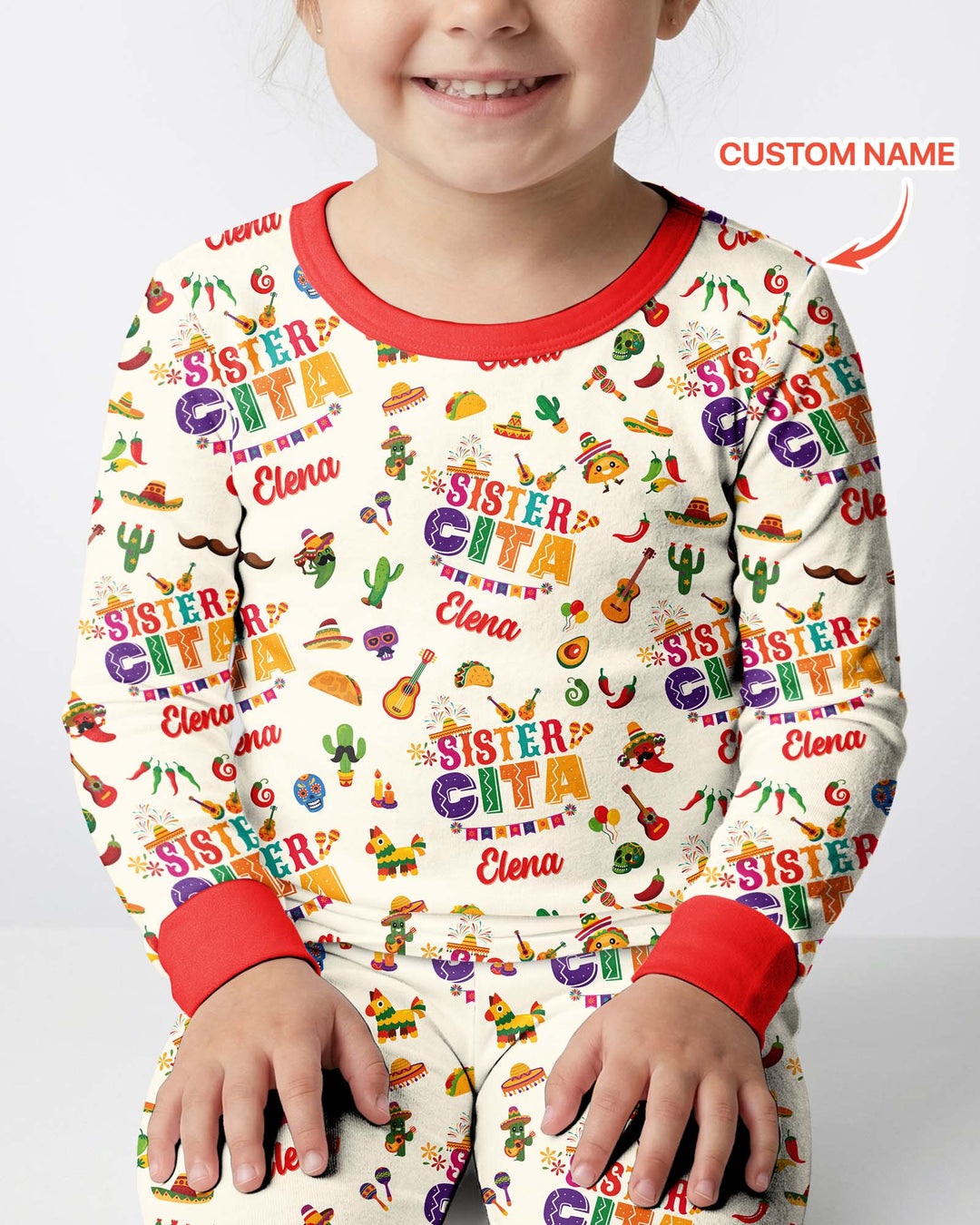 My First Fiesta Bamboo Two Piece Long Sleeve Pajama Set