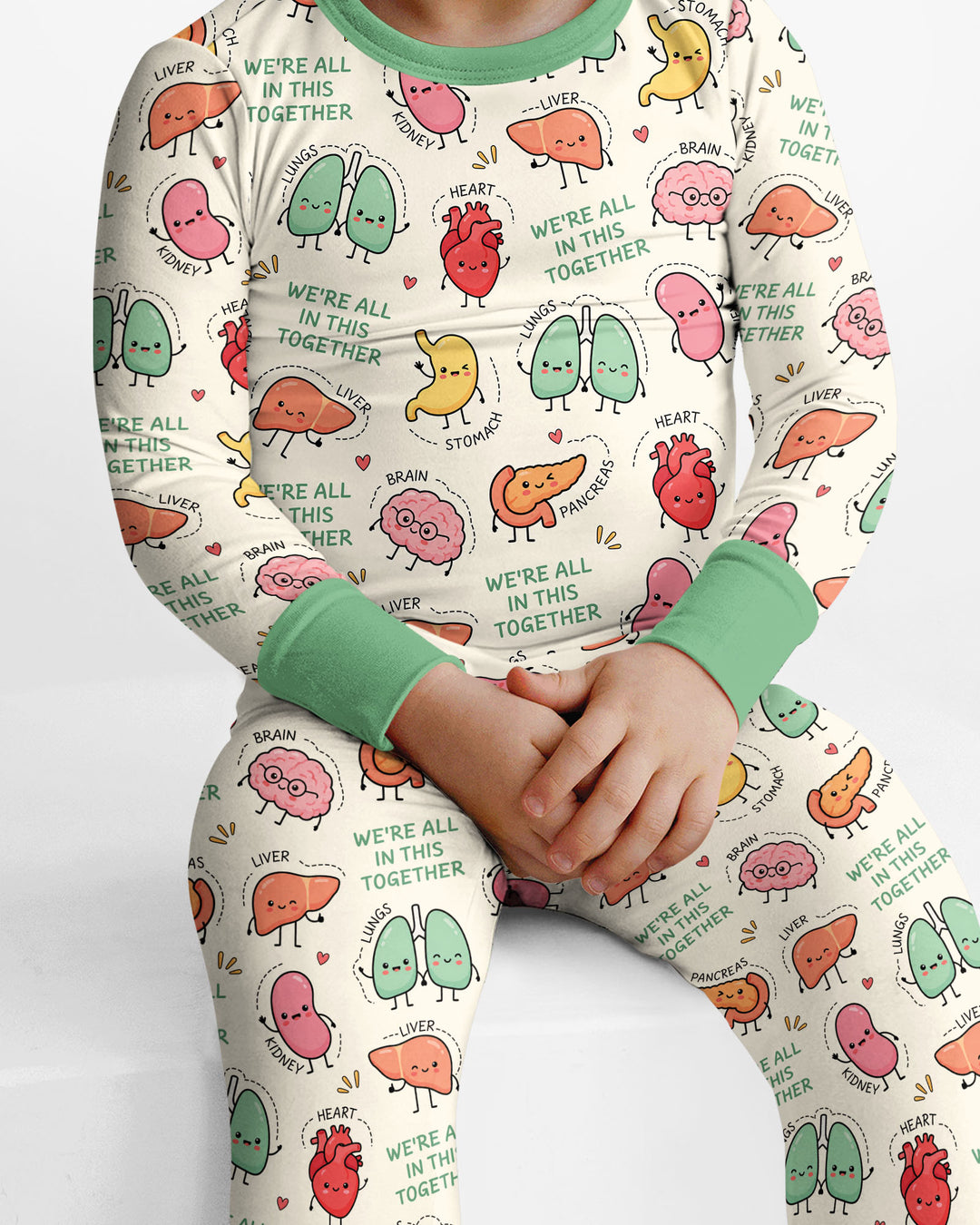 We're All In This Together Bamboo Two Piece Long Sleeve Pajama Set