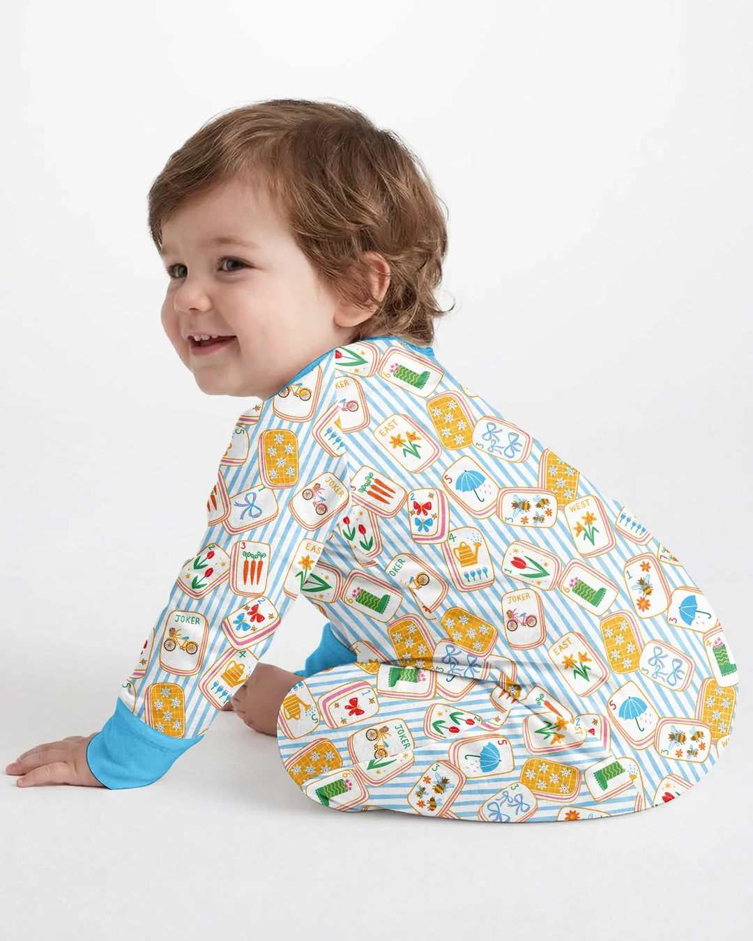 Gerippte Babykleidung mit individuellem Foto - Weich &amp; Skizzenhaft