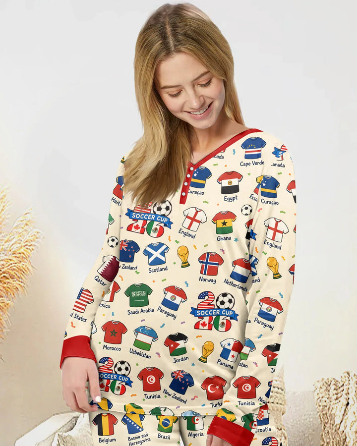 Vorlage Bambus Damen Pyjama Set