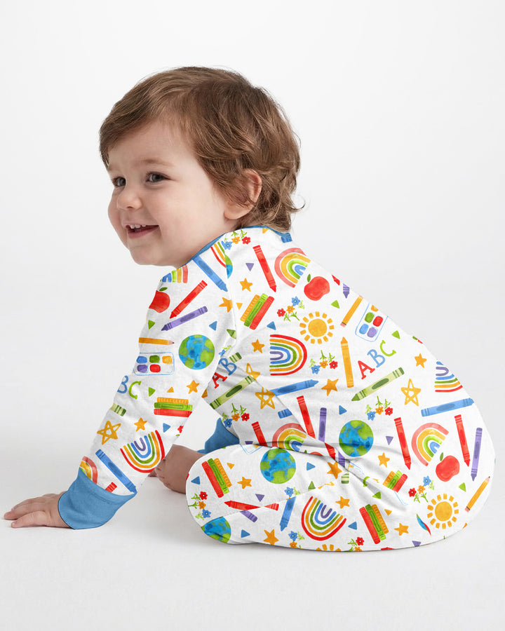 Gerippte Babykleidung mit individuellem Foto - Weich &amp; Skizzenhaft