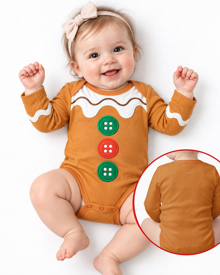 Little Gingerbread Cutie Bamboo Bodysuit